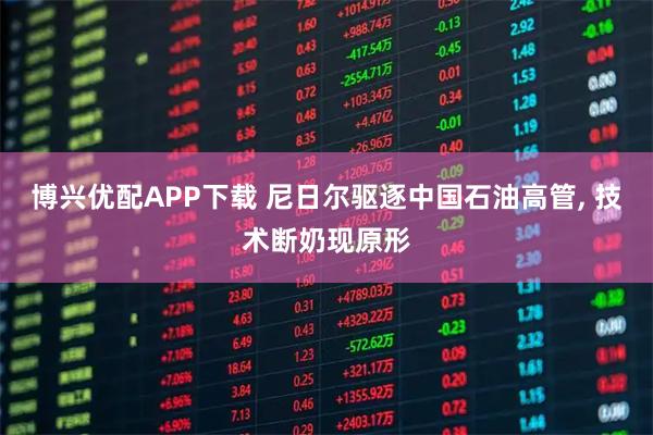博兴优配APP下载 尼日尔驱逐中国石油高管, 技术断奶现原形