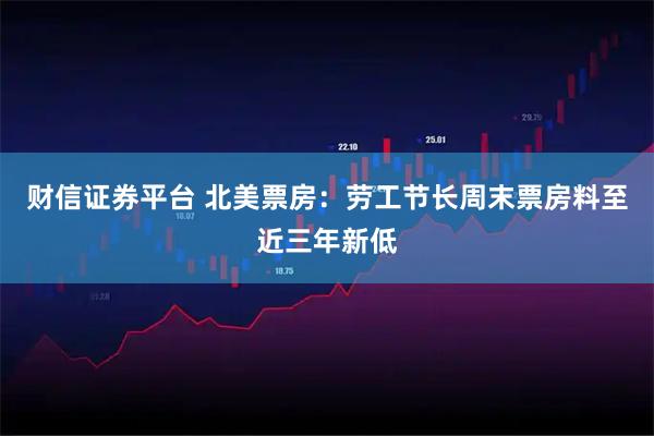 财信证券平台 北美票房：劳工节长周末票房料至近三年新低
